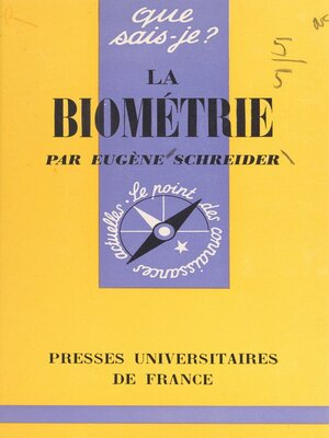 cover image of La biométrie